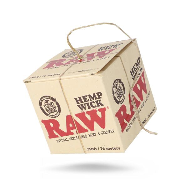 Raw (Hemp Wick)(250ft/76m) packaging