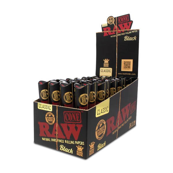Raw (DSPLY 32pc)(Cones) packaging