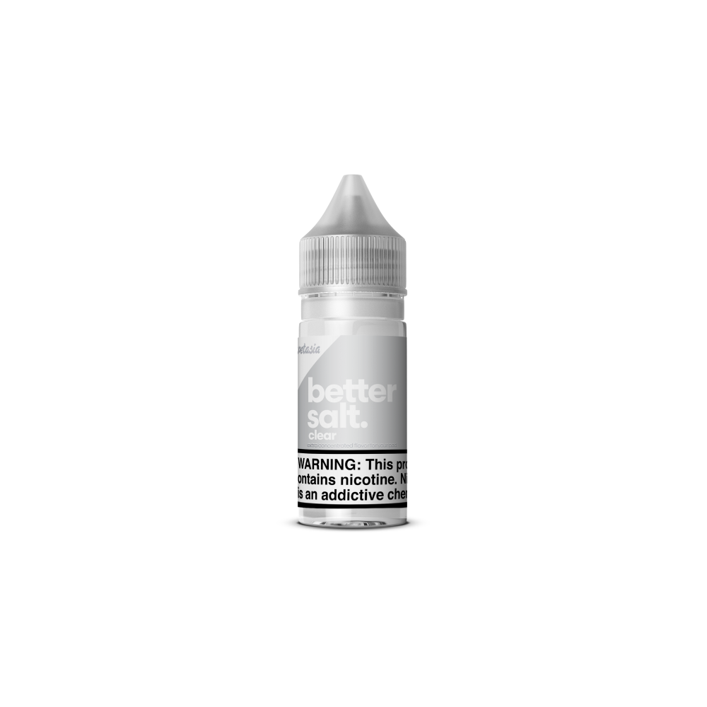 Clear Vapetasia Better Salts 30mL bottle