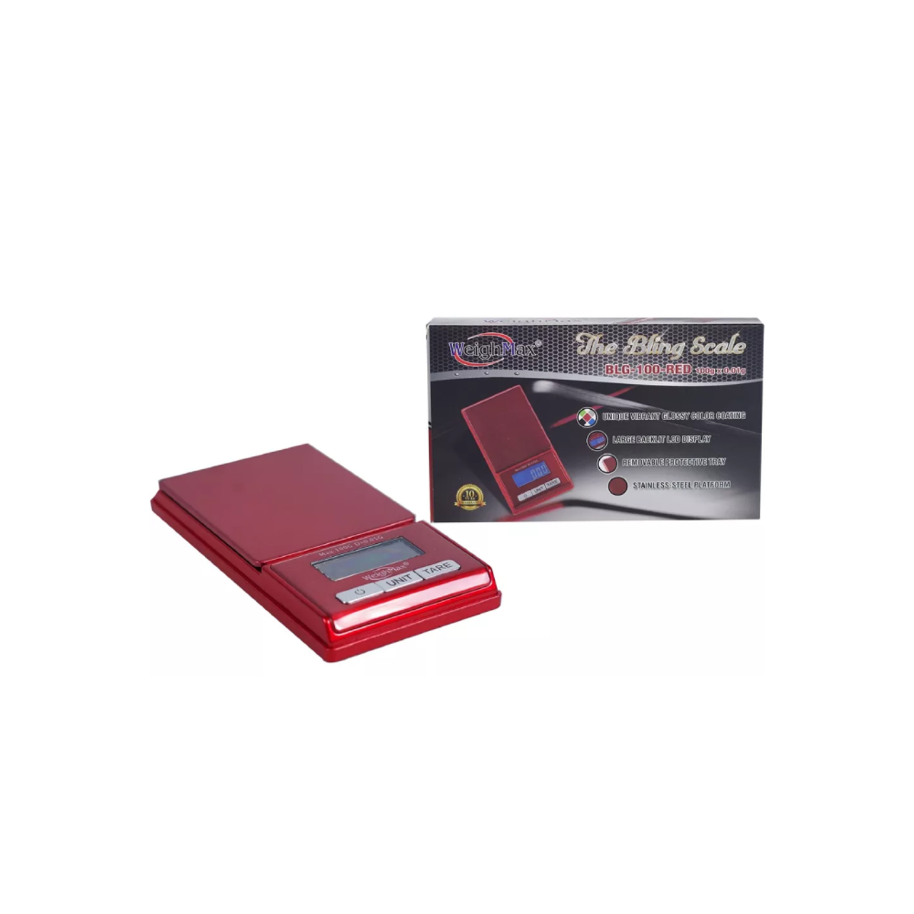 WeighMax (Scale) The Bling Scale BLG-100 Red