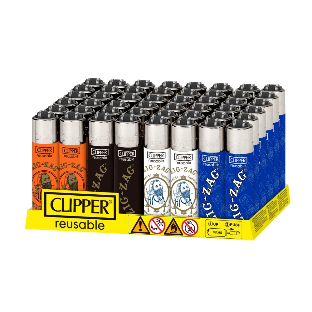 Clipper (DSPLY 48pc)(Lighter) CP22R Reusable Classic Micro with packaging
