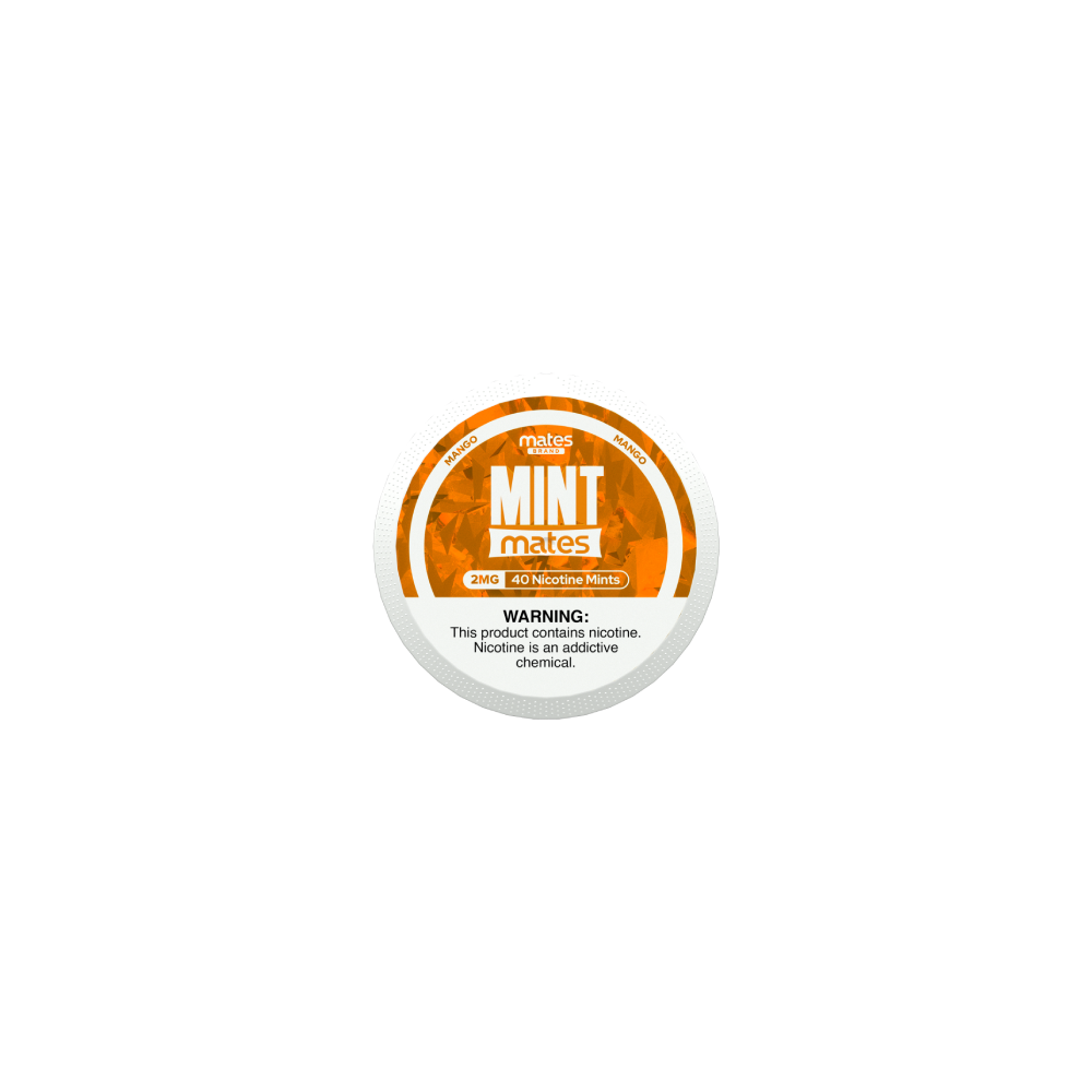 MintMates (DSPLY 5pc)(Nic Mints)(40ct Can)(SAS) Mango 2mg