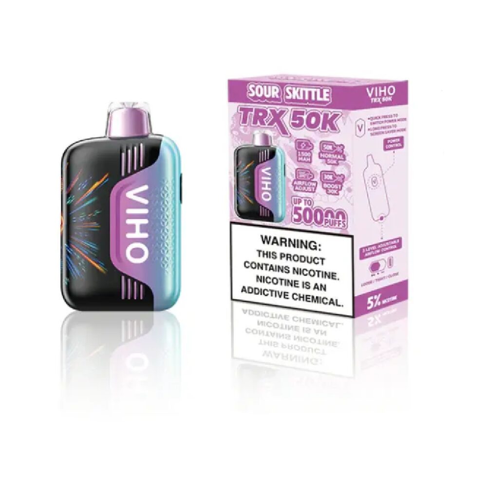 Viho TRX Disposable Sour Skittle with packaging