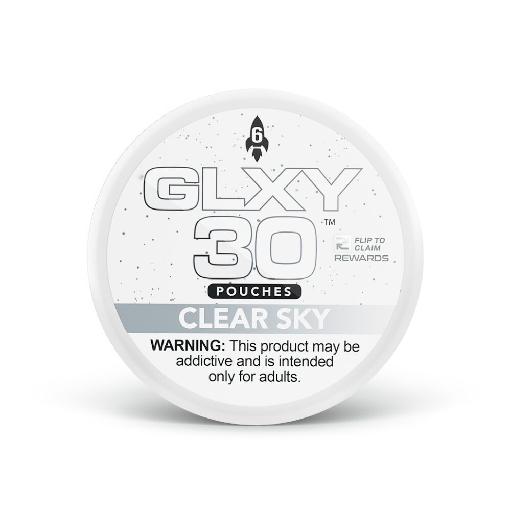 GLXY Nicotine Pouches (5-Pack) Clear Sky Packaging