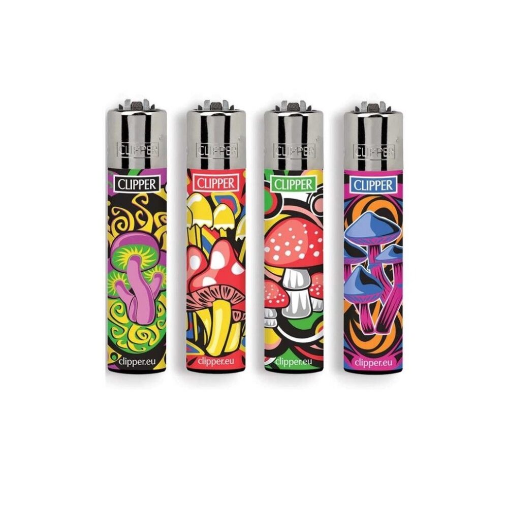 Clipper CP11R Reusable Classic Large Lighter (DSPLY 48pc) Mushroom 4/4 (SAS)