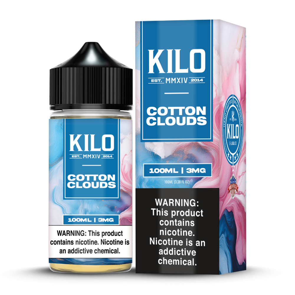Cotton Clouds Kilo 100mL with packaging