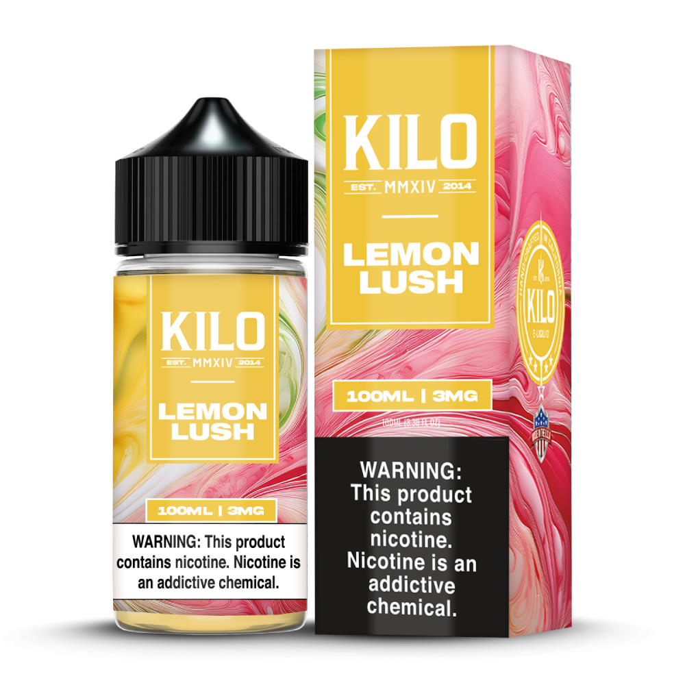 Lemon Lush Kilo 100mL with packaging