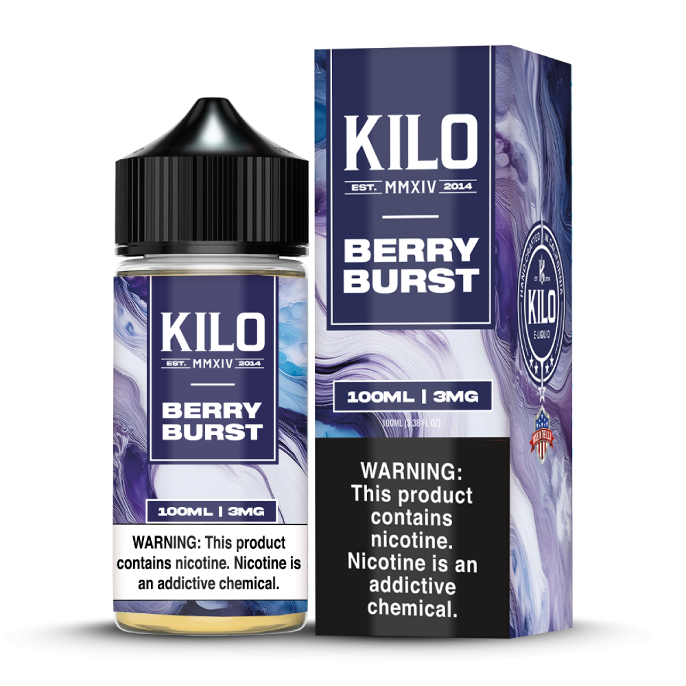 Berry Burst Kilo 100mL with packaging
