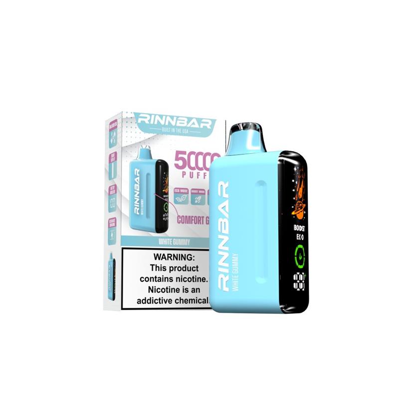 Rinn Bar Disposable White Gummy with packaging