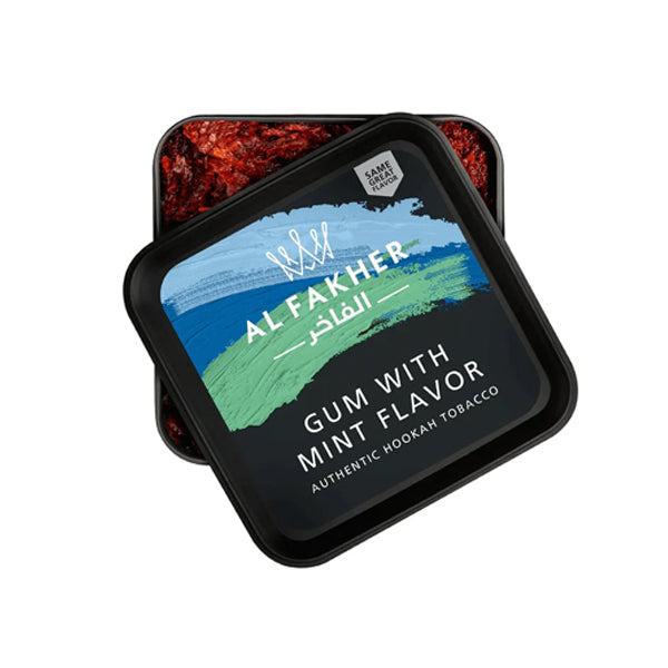 Al Fakher Authentic Hookah Tobacco (250g Jar) gum with mint