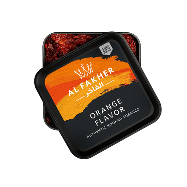 Al Fakher Authentic Hookah Tobacco (250g Jar) orange