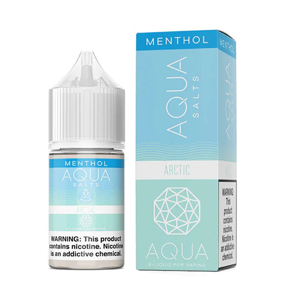 Arctic Menthol Aqua Salts 30mL with packaging