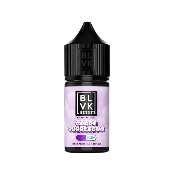 Grape Bubblegum BLVK Bubba Salts 30mL bottle