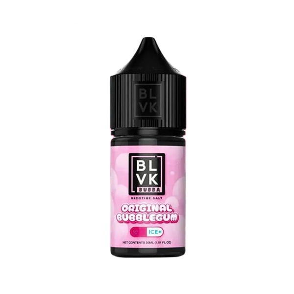Original Bubblegum BLVK Bubba Salts 30mL bottle