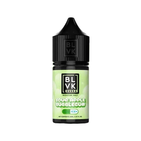 Sour Apple Bubblegum BLVK Bubba Salts 30mL bottle