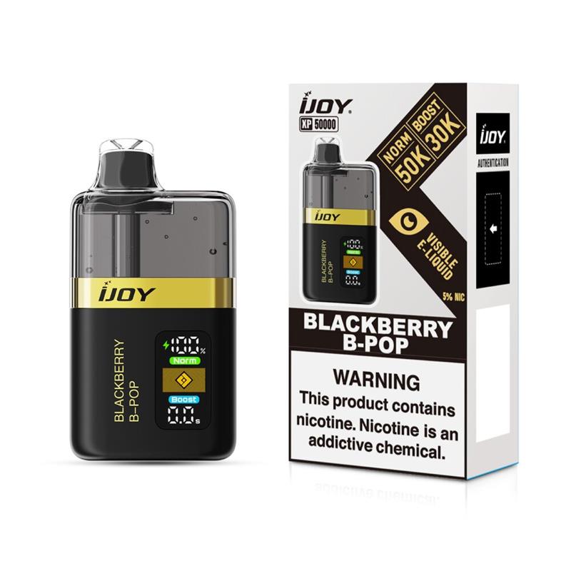 iJoy XP50000 Disposable Blackberry B-Pop with packaging