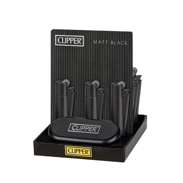 Clipper (Lighter) CMP11 Metal Flint matt black