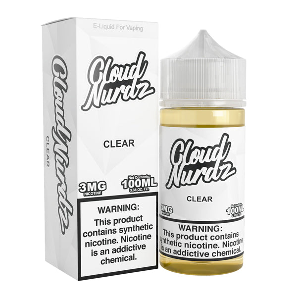 Clear Cloud Nurdz 100mL with packaging