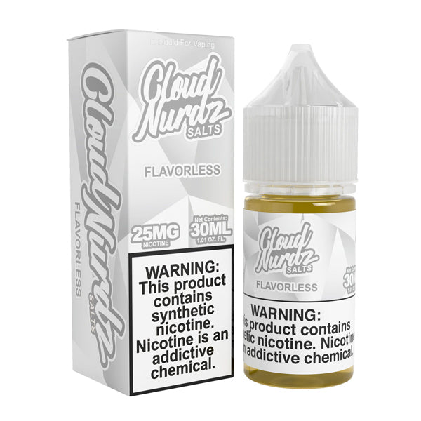 Flavorless Cloud Nurdz Salts 30mL with packaging