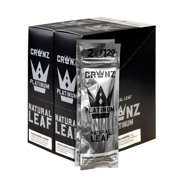 Crwnz Natural Leaf platinum packaging