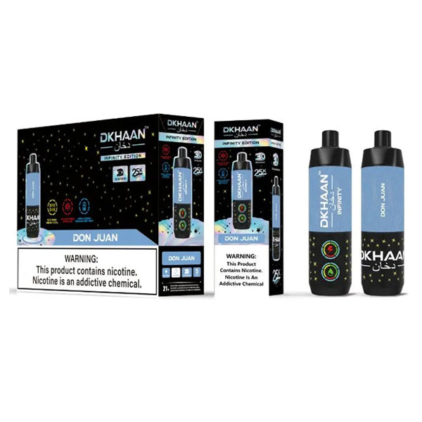 Dkhaan Infinity Disposable don juan with packaging