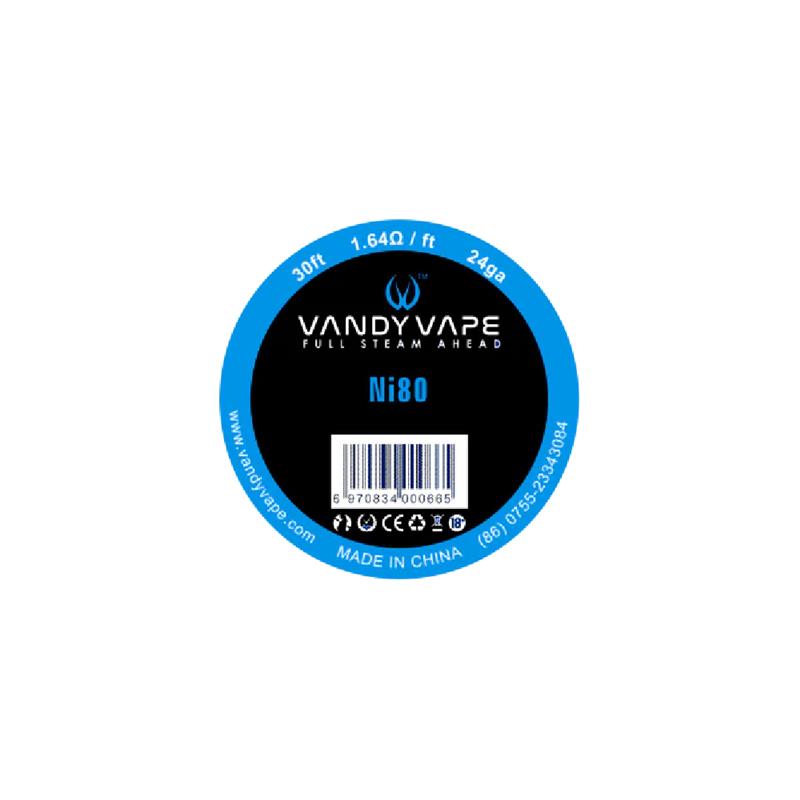 Vandy Vape Build Wire (Wire Spools)(30ft) Ni80 1.64ohm