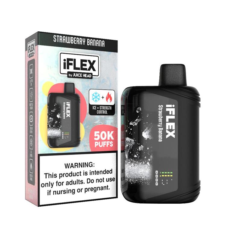 Juice Head iFlex Melatonin Disposable Strawberry Banana with packaging