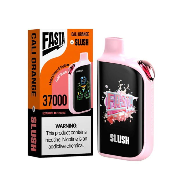 Fasta Burrst 37K Disposable cali orange slush with packaging