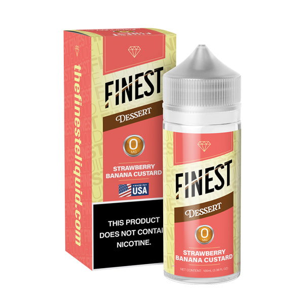 Strawberry Banana Custard Desert Edition 100mL with packaging