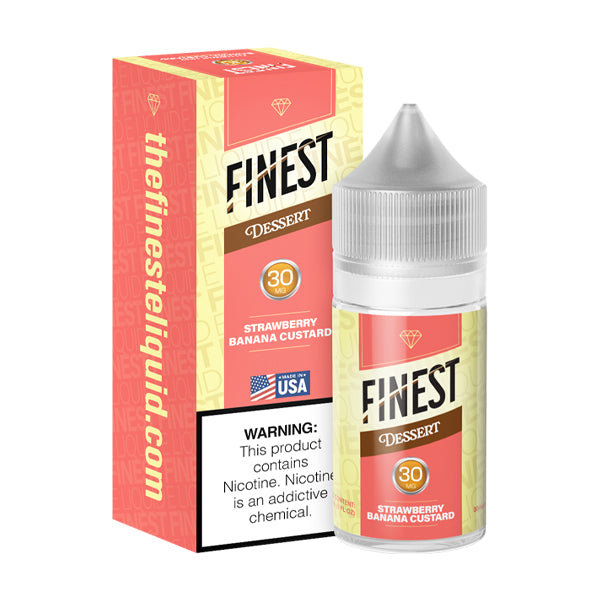 Strawberry Banana Custard Dessert Edition Salts 30mL with packaging