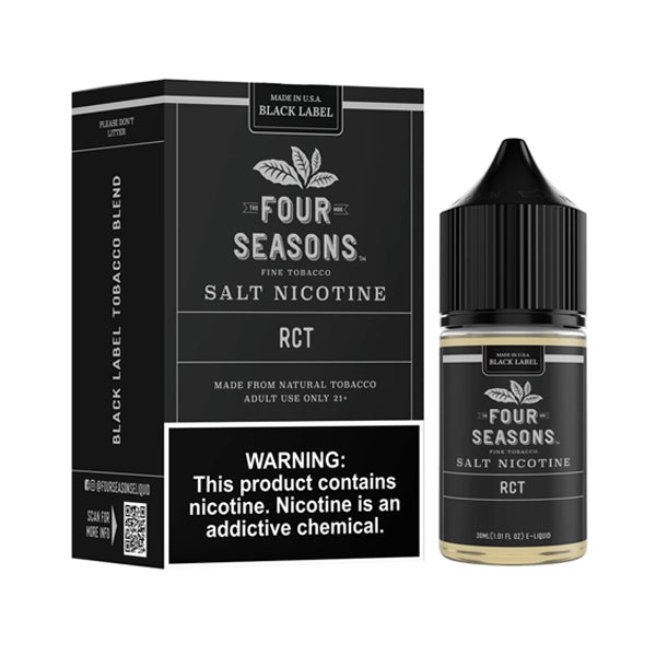 RCT Four Seasons Salts 30mL with packaging