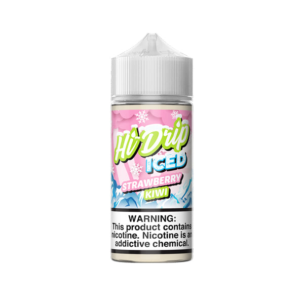 Strawberry Kiwi Iced Hi Drip 100mL bottle
