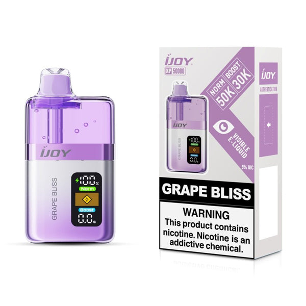 iJoy XP50000 Disposable grape bliss with packaging