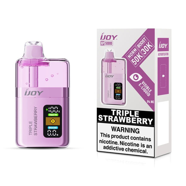 iJoy XP50000 Disposable triple strawberry with pakaging