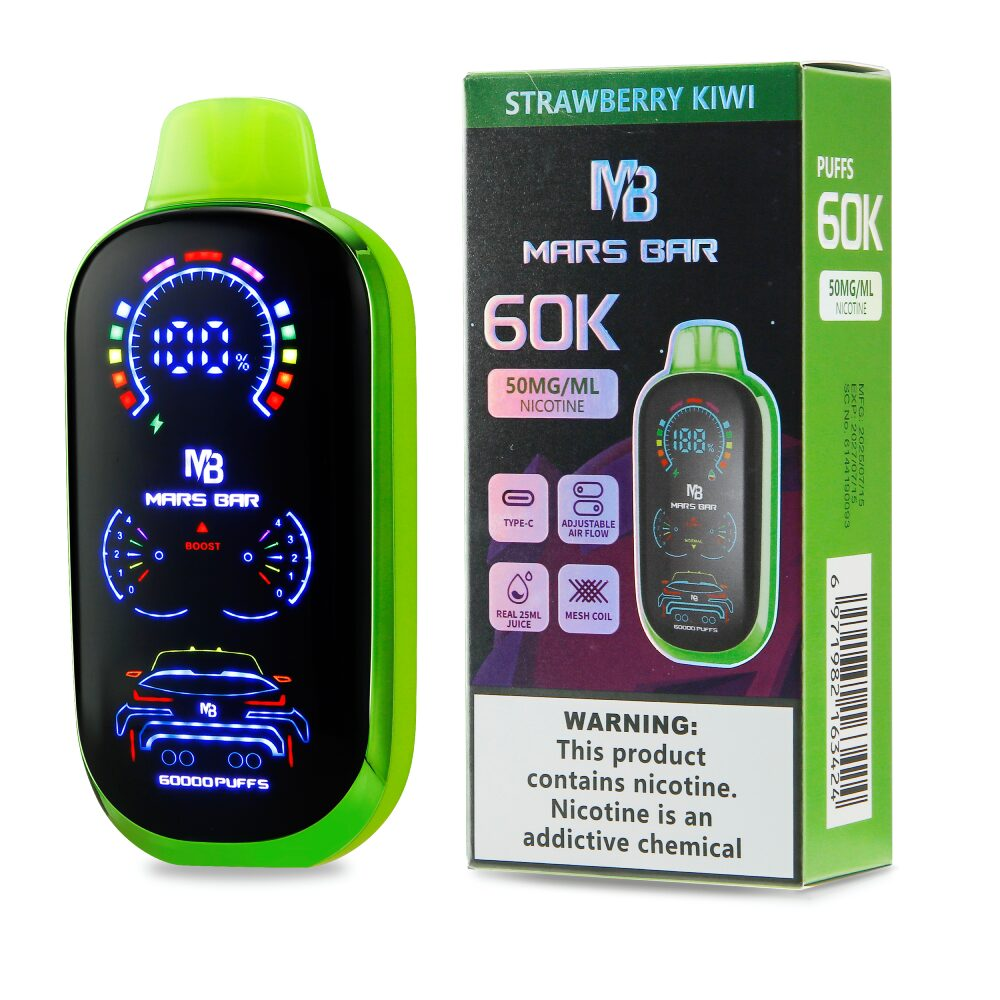 Mars Bar Disposable Strawberry Kiwi with packaging