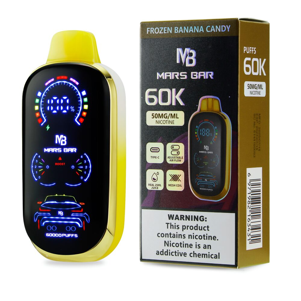 Mars Bar Disposable Frozen Banana Candy with packaging