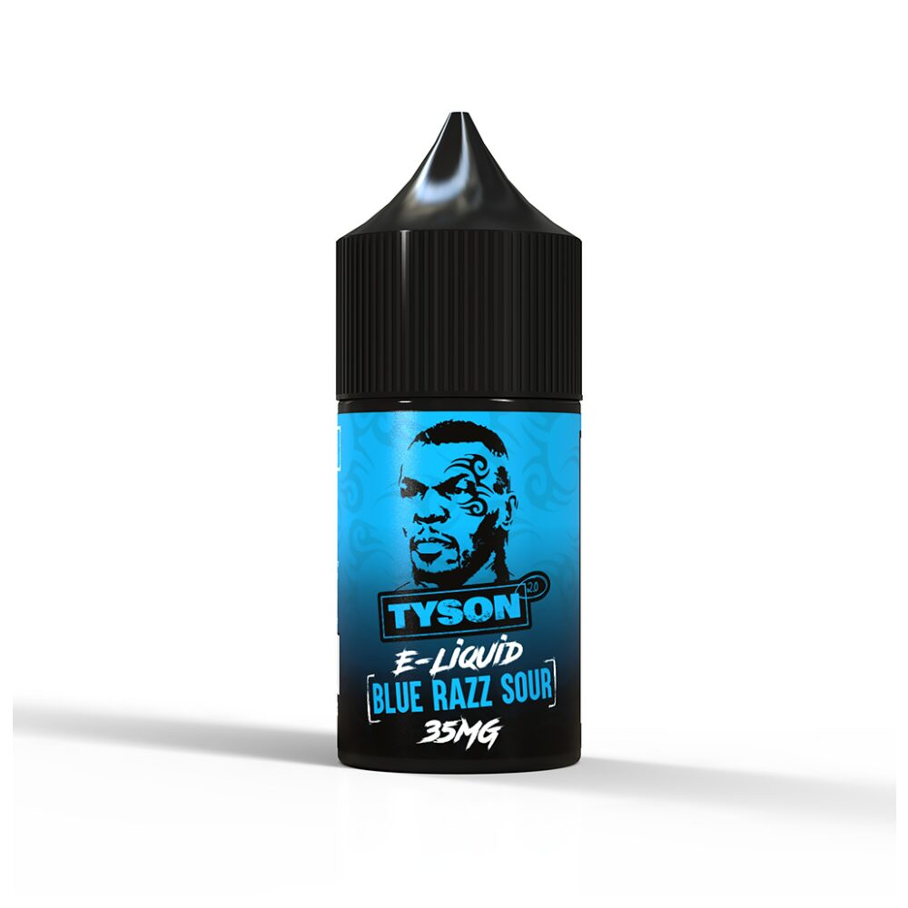 Blue Razz Sour Tyson Salts 30mL 35mg bottle