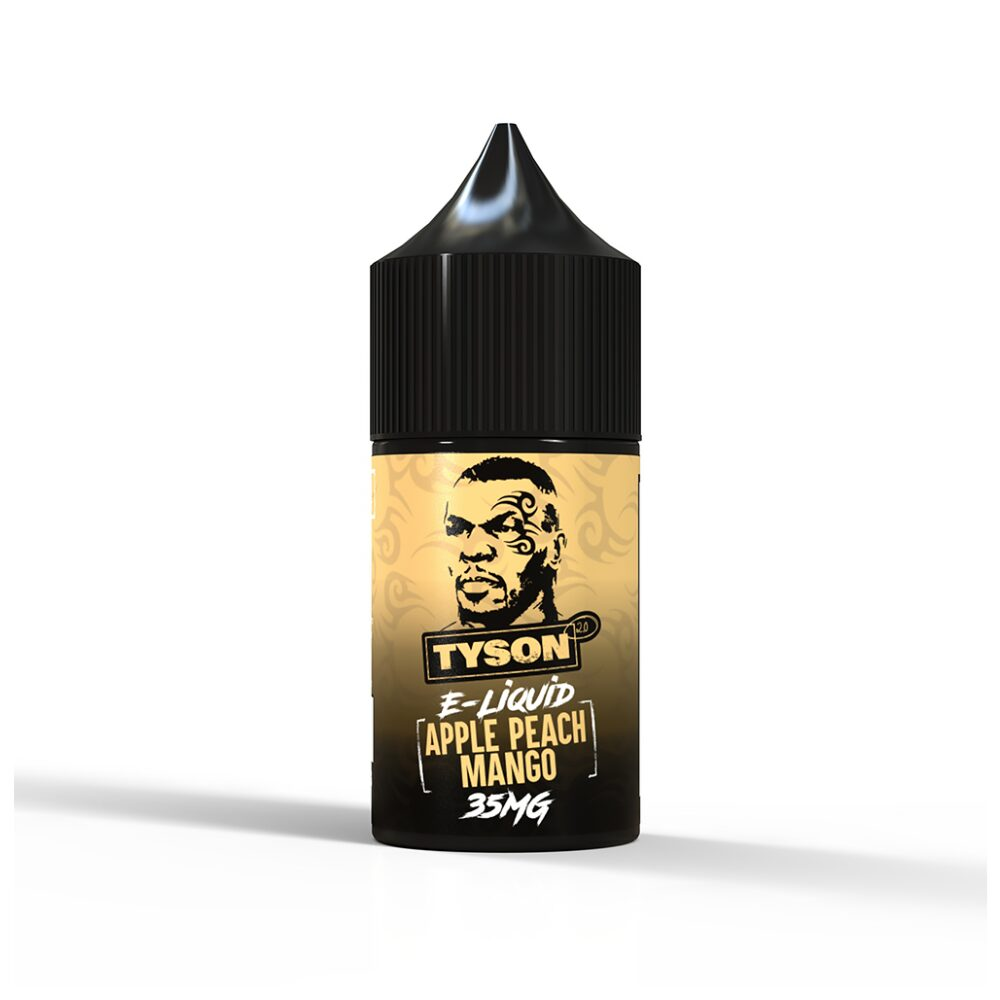 Apple Peach Mango Tyson Salts 30mL 35mg bottle