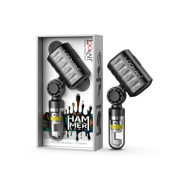 Lookah (Wax Vaporizer) Hammer E-Rig black with packaging