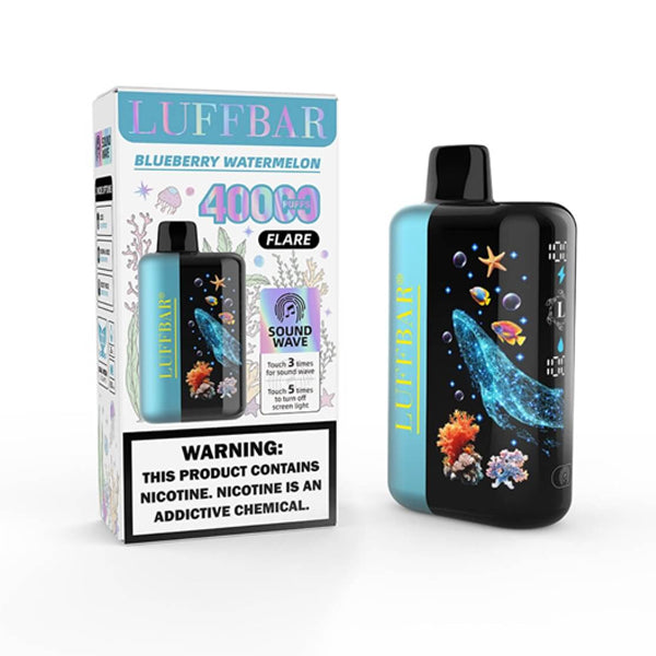 Luffbar Disposable blueberry watermelon with packaging