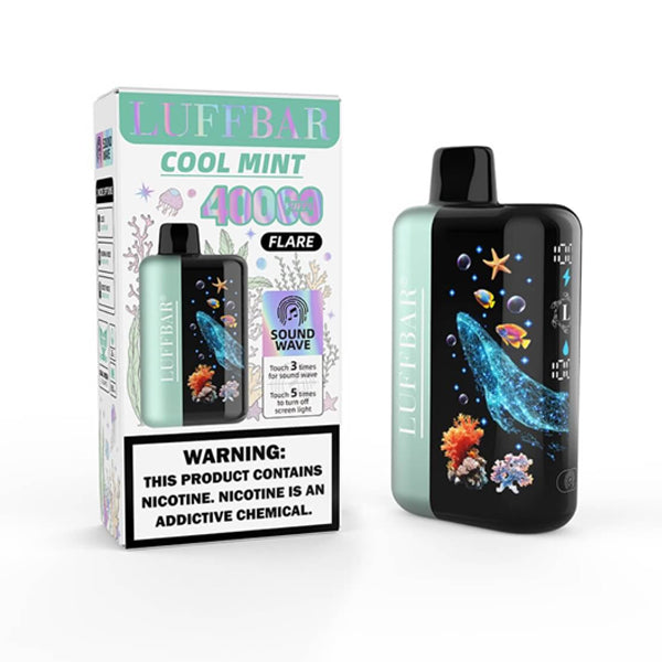 Luffbar Disposable cool mint with packaging
