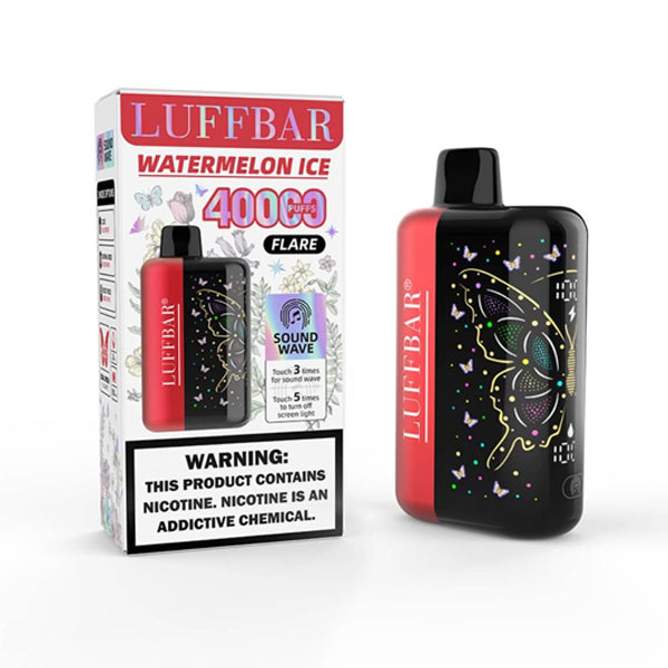 Luffbar Disposable watermelon ice with packaging