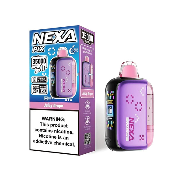 NEXA PIX Disposable juicy grape with packaging