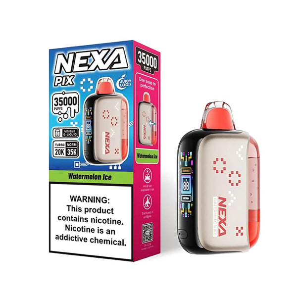 NEXA PIX Disposable watermelon ice with packaging