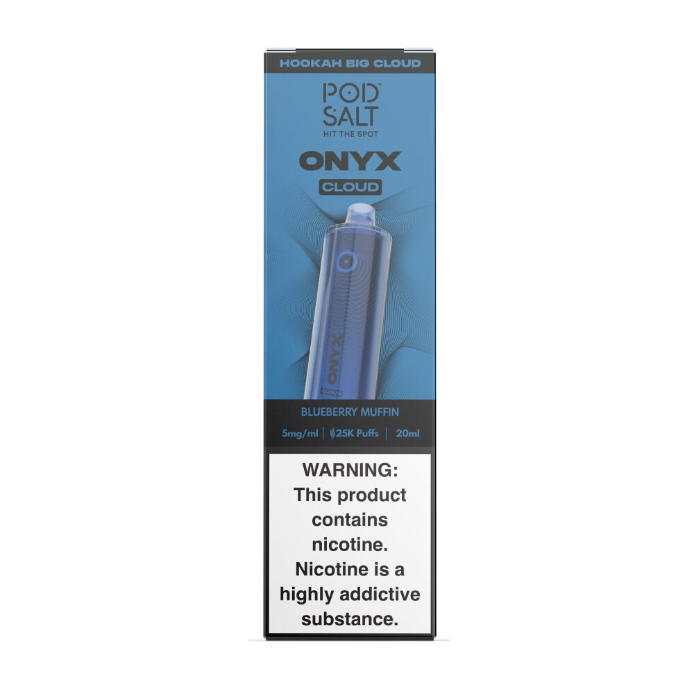 Onyx Cloud Disposable blueberry muffin packaging