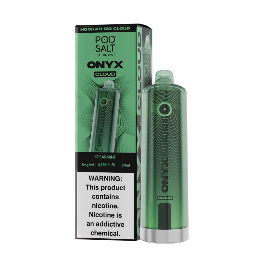 Onyx Cloud Disposable spearmint packaging