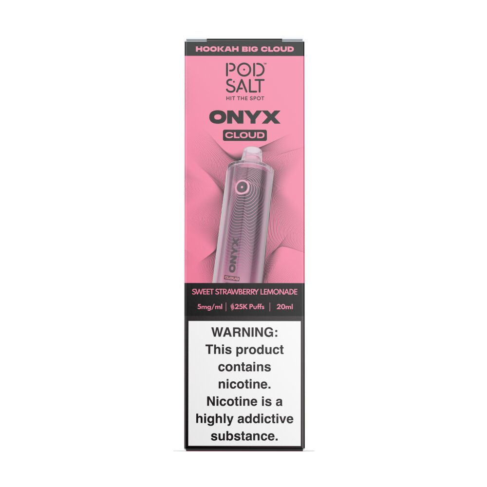 Onyx Cloud Disposable sweet strawberry lemonade packaging