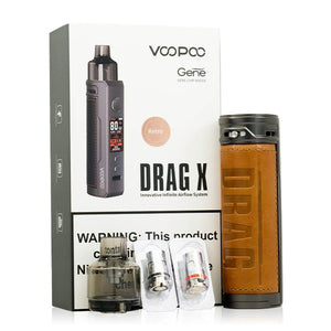 VooPoo Drag X 80w Pod Mod Kit Retro with Packaging