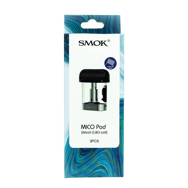 SMOK MICO Replacement Pod Cartridges (Pack of 3) Mesh 0.8ohm