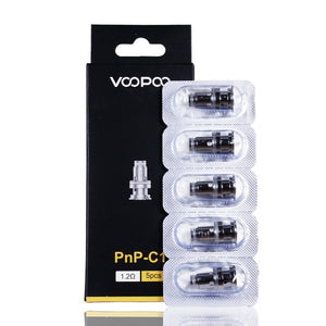 VooPoo PnP Replacement Coils (Pack of 5) PnP C1 1.2ohm with Packaging
